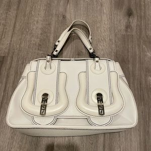 Fendi B-Bag Should Bag - Buckle - Black/White
